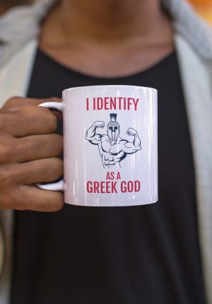 Greek god mug design