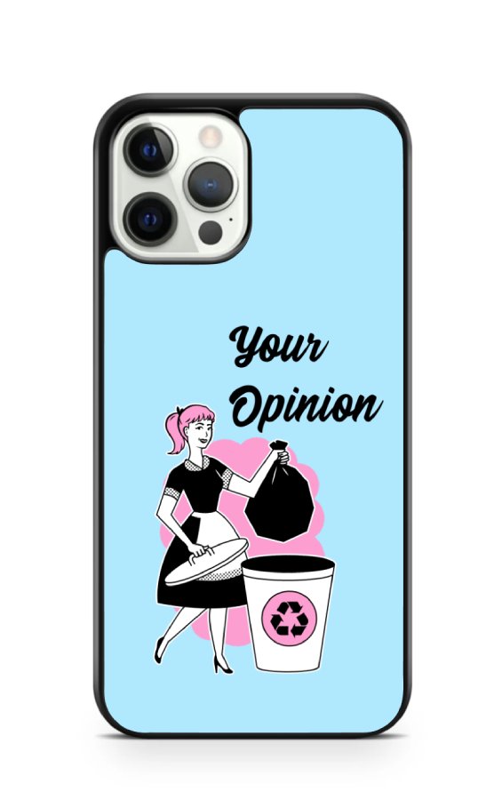 your opinion phone case image