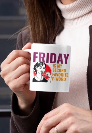 Friday mug design