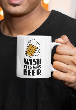 Wish This Was Beer text with beer image