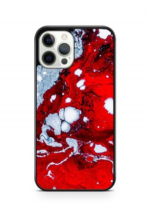 marble red phone case