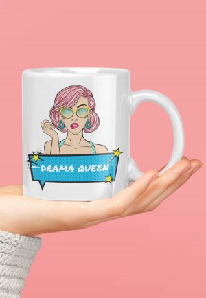 Drama queen mug design