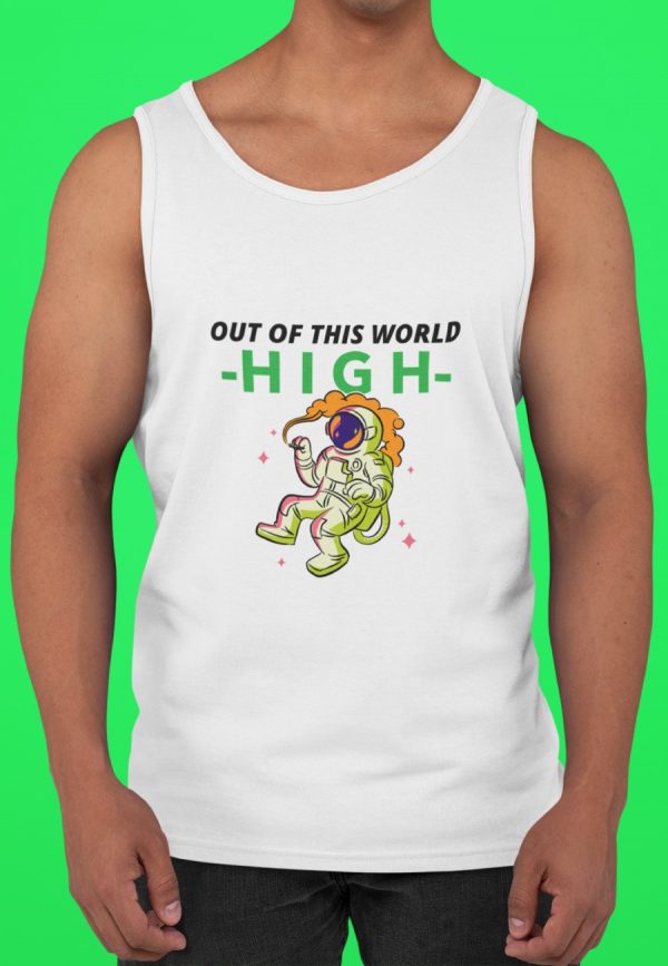 Out of this world vest with astronaut image