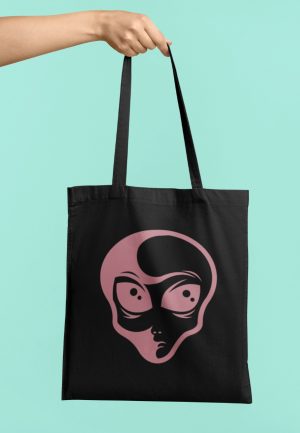 Alien tote bag design