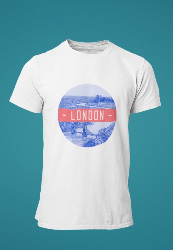 London t-shirt design with image of london