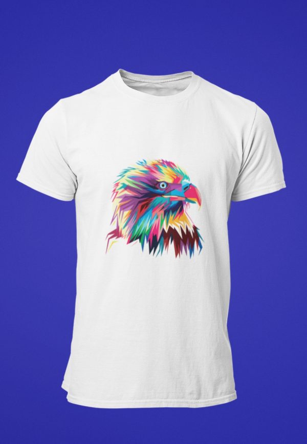 Colourful eagle tshirt design.