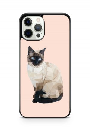 geometric cat phone case image