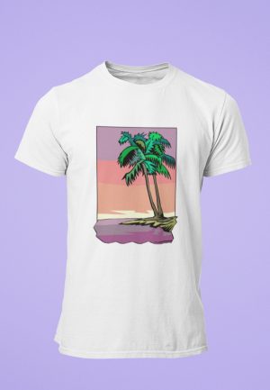 Palm tree t-shirt design
