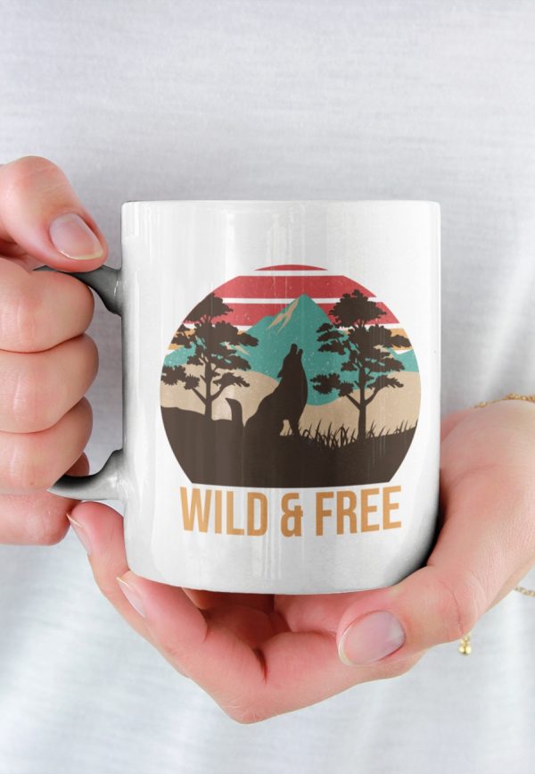 Wild & Free Mug design