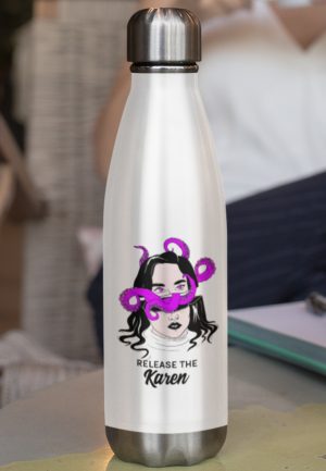 Water Bottle with Release The karen design.