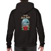 hoodie with ocean image and text reading "till the sun sets"