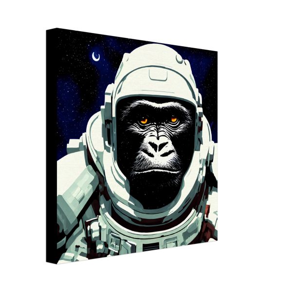 Space monkey in a space suit.