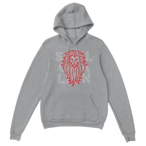 hoodie featuring Soul of a lion text with lion image.