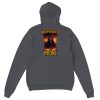 Hoodie with "memento mori" written in text. featuring a skull,