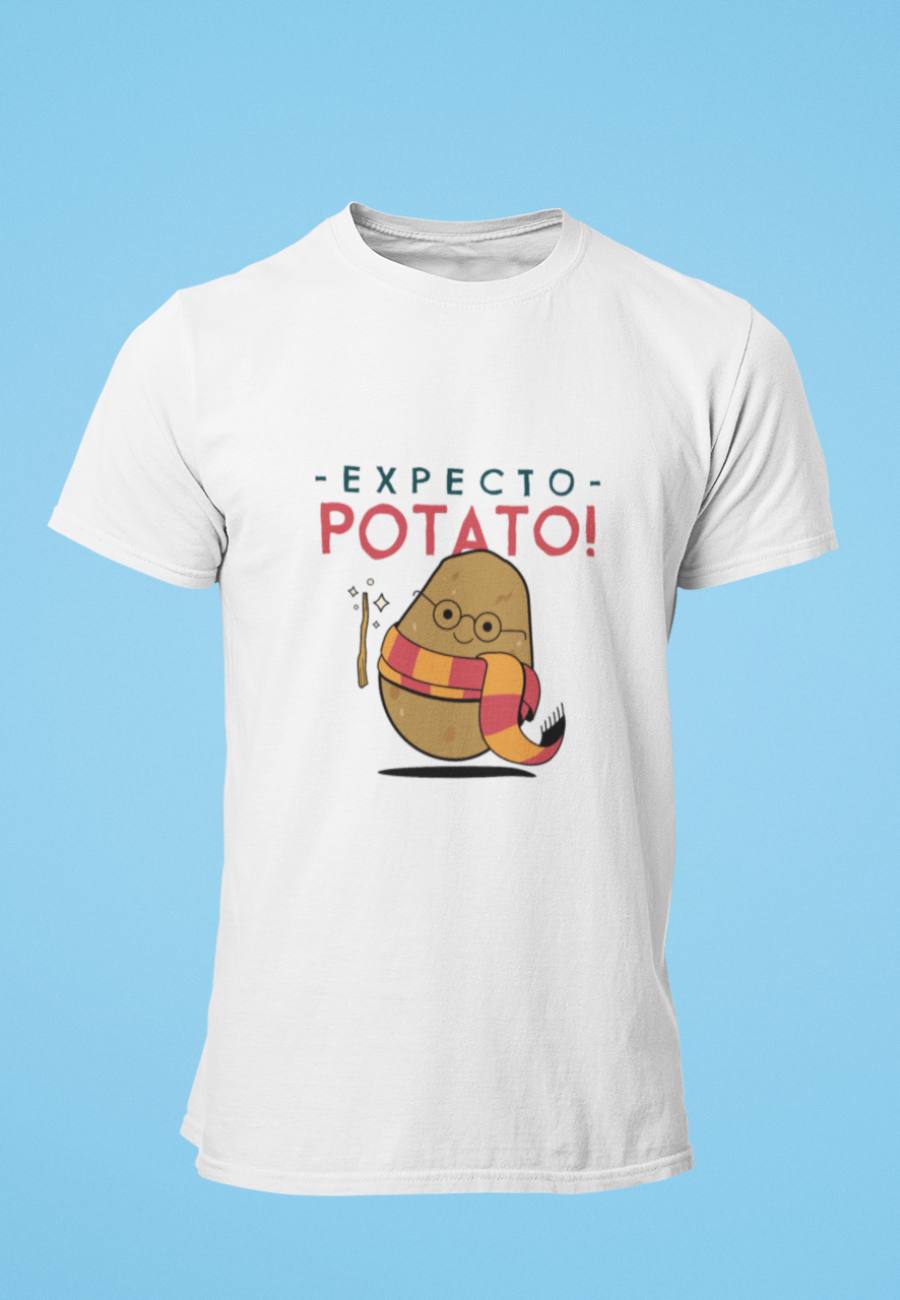 wizard themed potato design