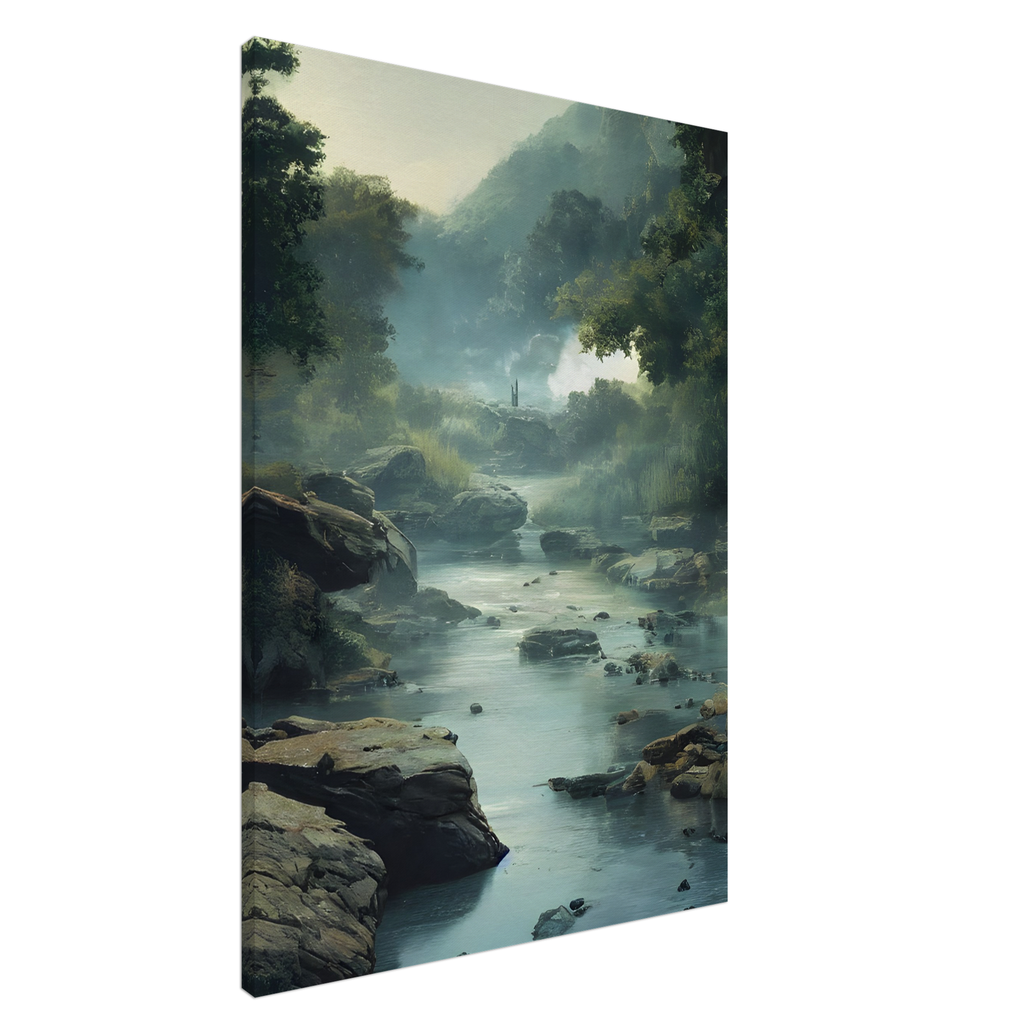 Forrest Stream Canvas
